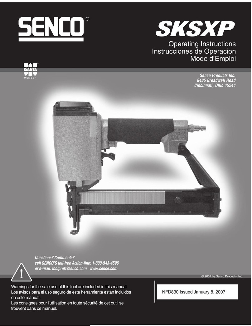 Senco SKSXP operating instructions