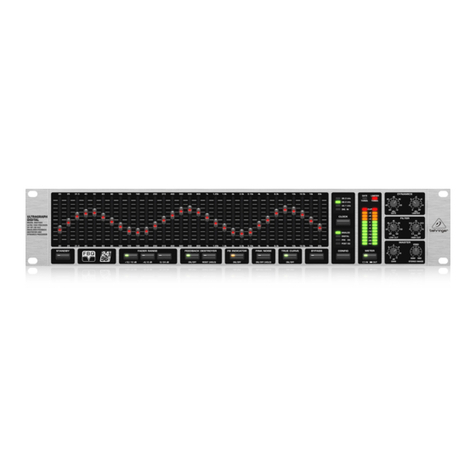 Behringer Ultragrph Digital DEQ1024 user guide