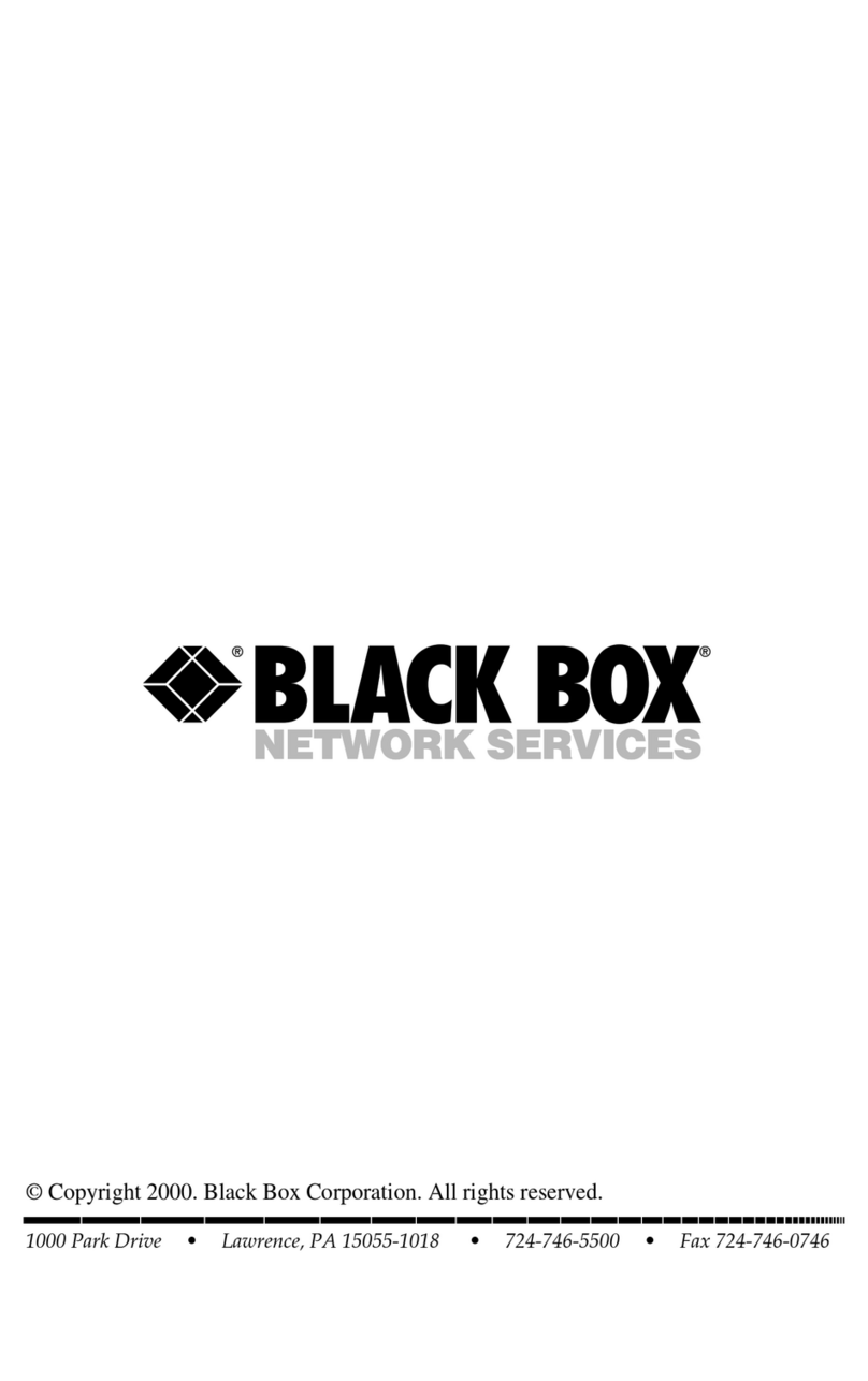 Black Box Pow-R-Boot 5+ User manual