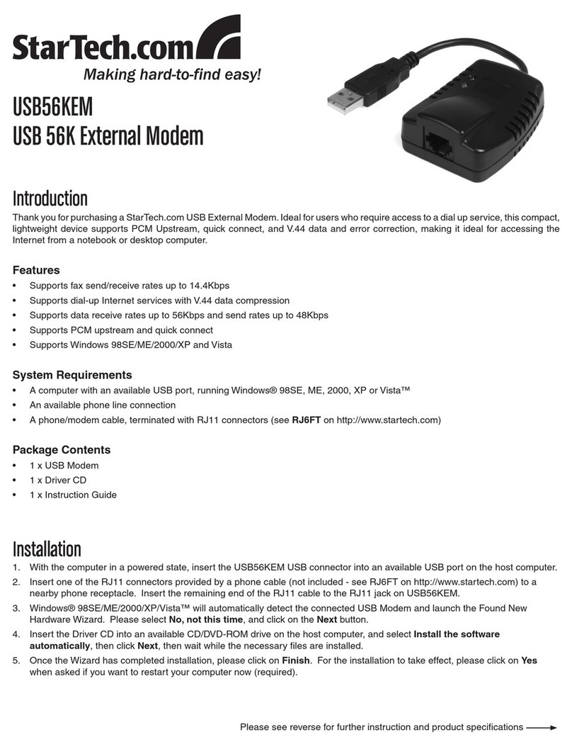 StarTech.com USB56KEM manual