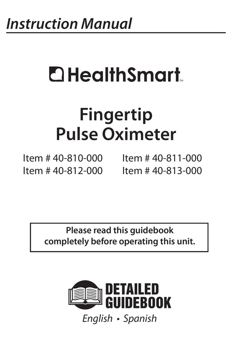 HealthSmart 40-810-000 instruction manual