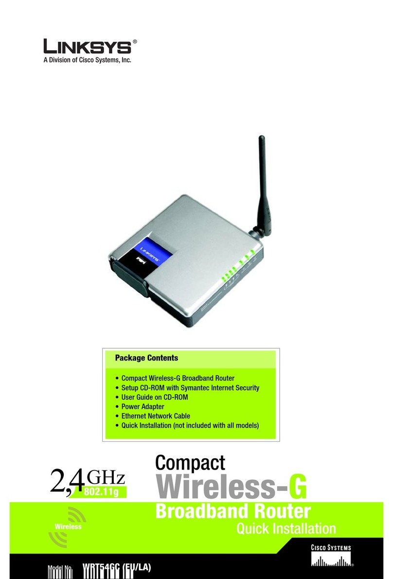 Linksys WRT54GC - Compact Wireless-G Broadband Router... Original operating instructions Linksys WRT54GC - Compact Wireless-G Broadband Router... Original operating instructions