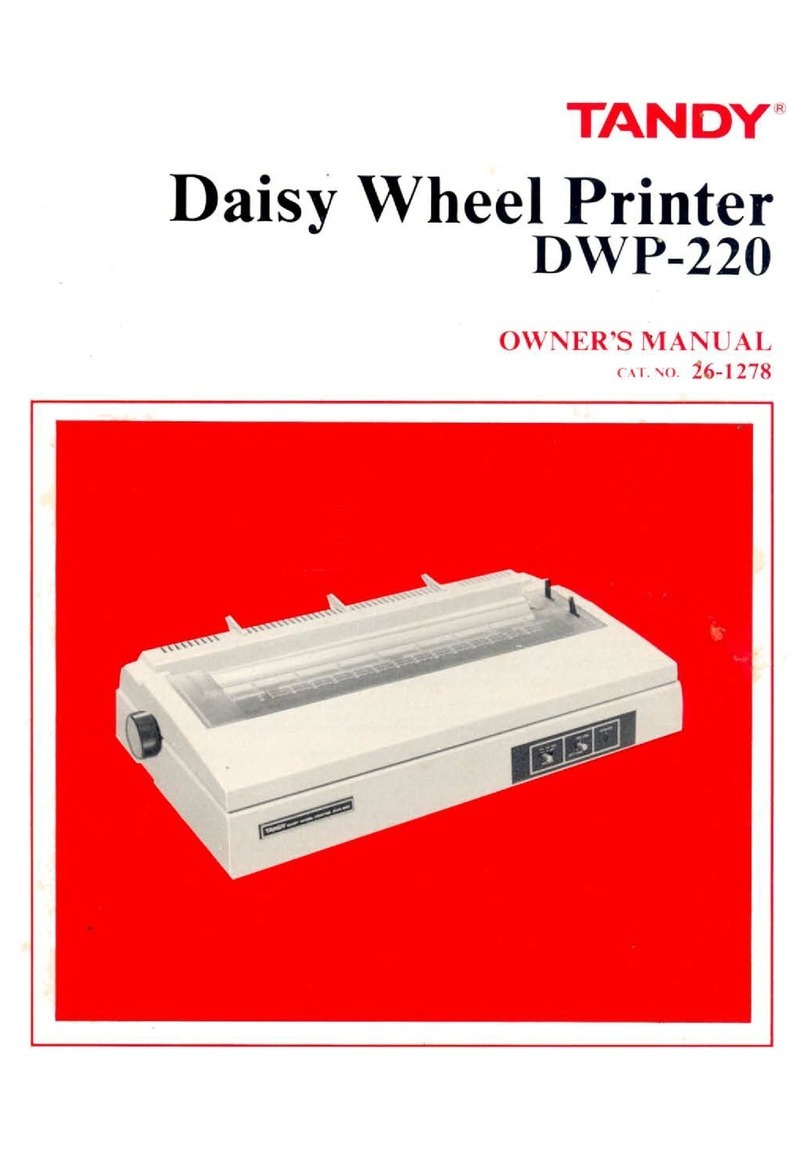 Tandy DWP-220 User manual