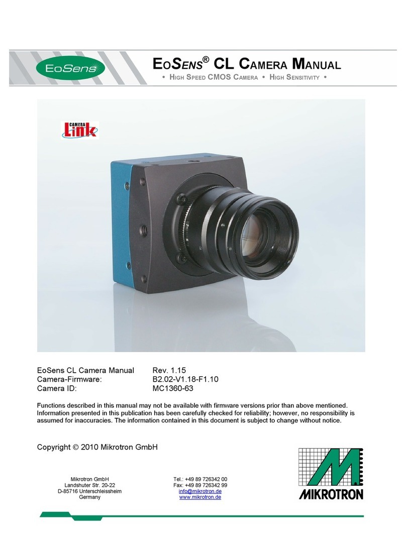 Mikrotron EOSENS CL User manual