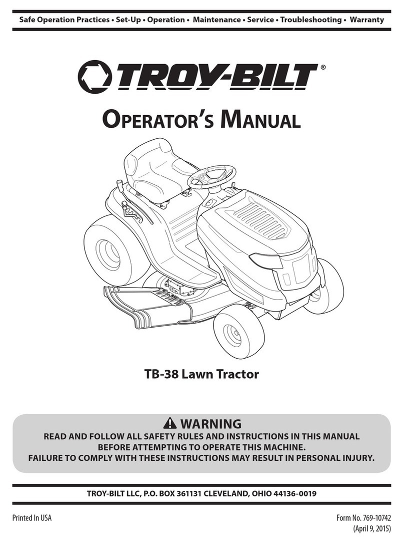 Troy-Bilt TB-38 Operator's manual