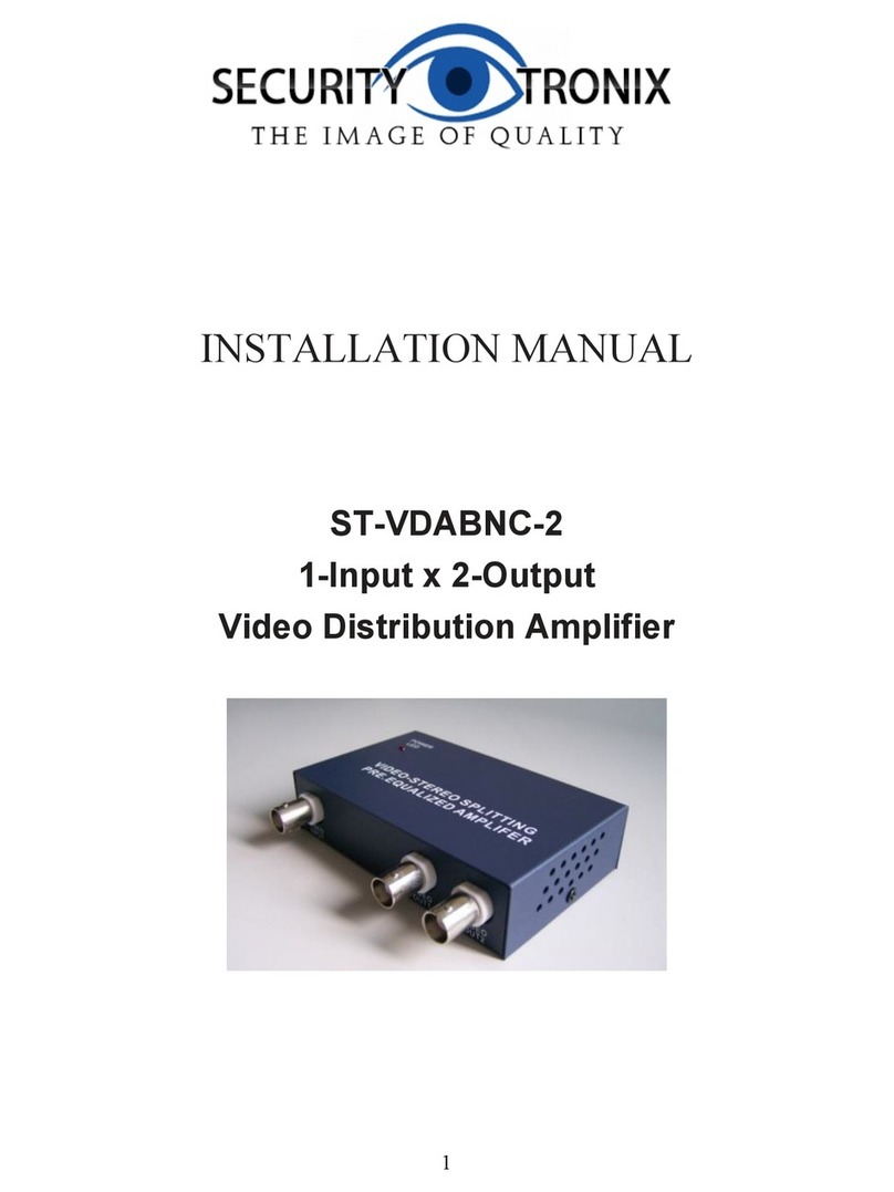 Securitytronix ST-VDABNC-2 installation manual