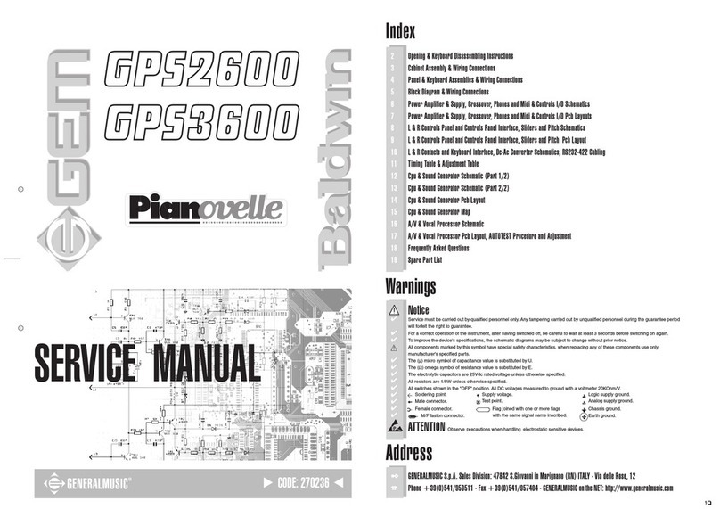 Baldwin GPS2600 User manual