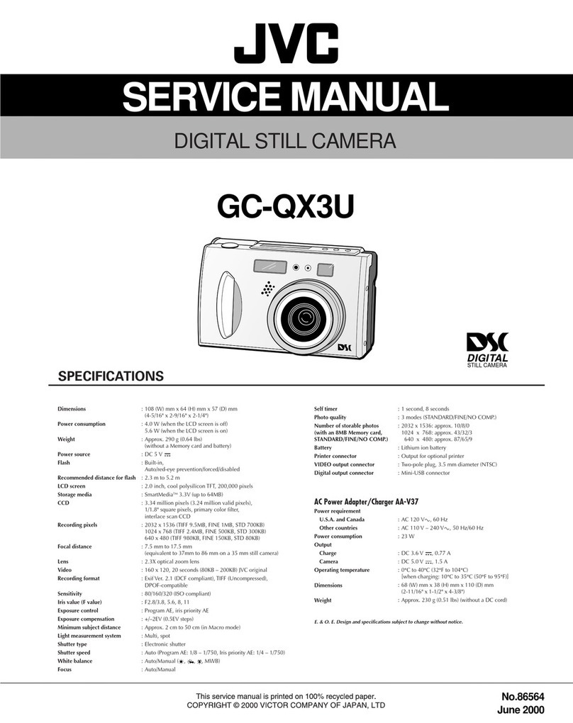 JVC GC-QX3U User manual