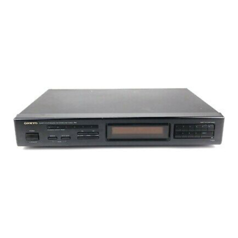 Onkyo T-404 User manual