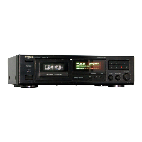 Onkyo TA-201 User manual Onkyo TA-201 User manual