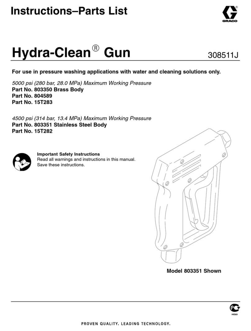 Graco Hydra-Clean 308511J Instructions-parts list
