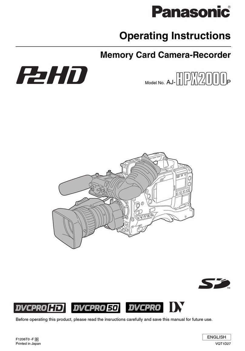 Panasonic AJ-HPX2000P operating instructions