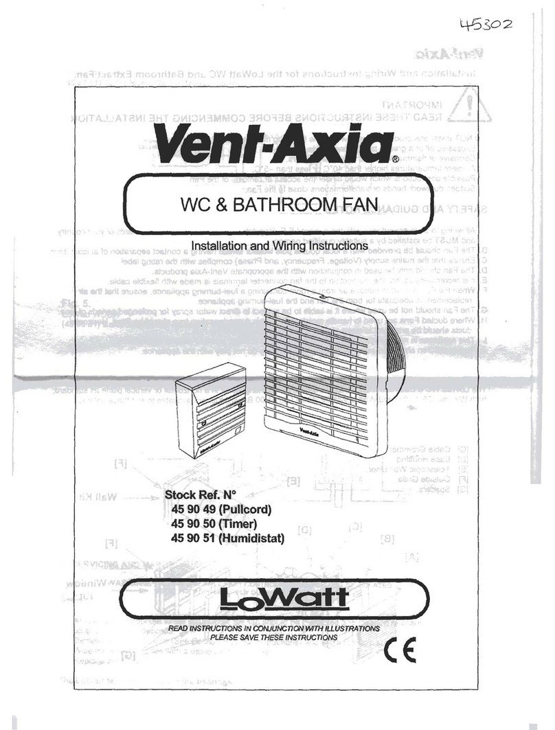 Vent-Axia 45 90 49 User manual