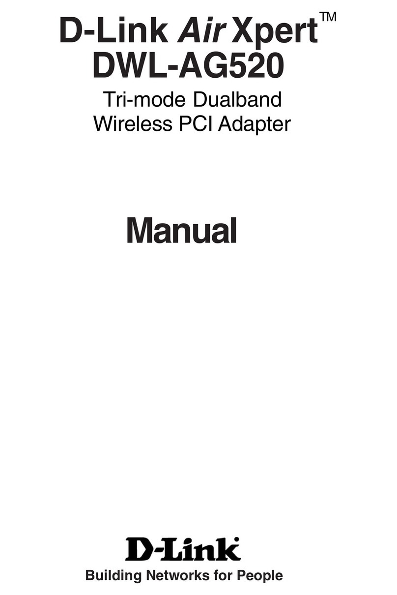 D-Link Air Xpert DWL-AG520 User manual