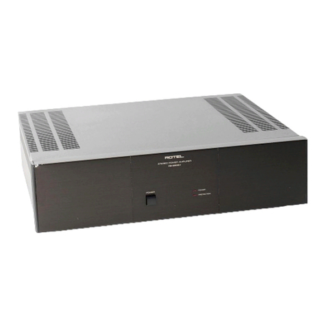 Rotel RB-990BX Technical manual
