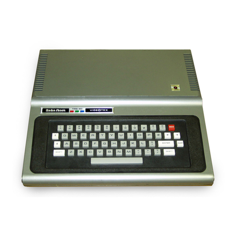 Radio Shack TRS-80 VIDEOTEX User manual