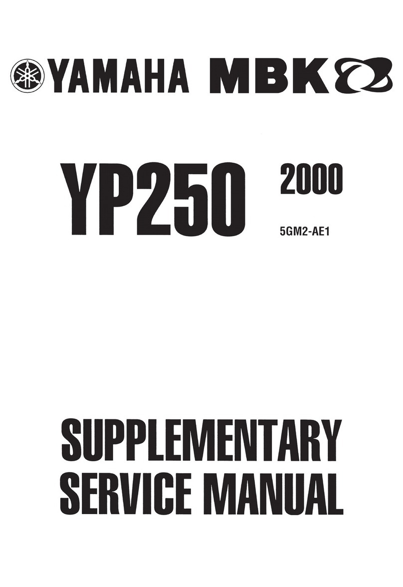 Yamaha YP250 5GM2-AE1 2000 User manual