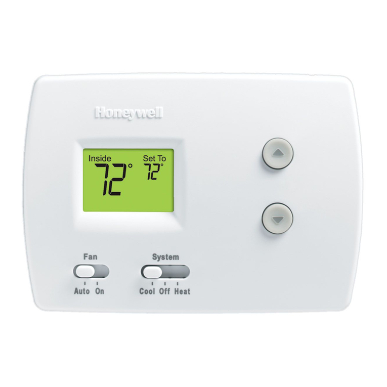 Honeywell PRO TH3110D installation guide