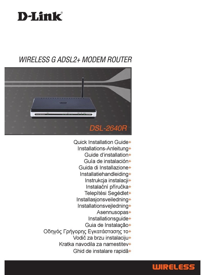 D-Link DSL-2640R User manual