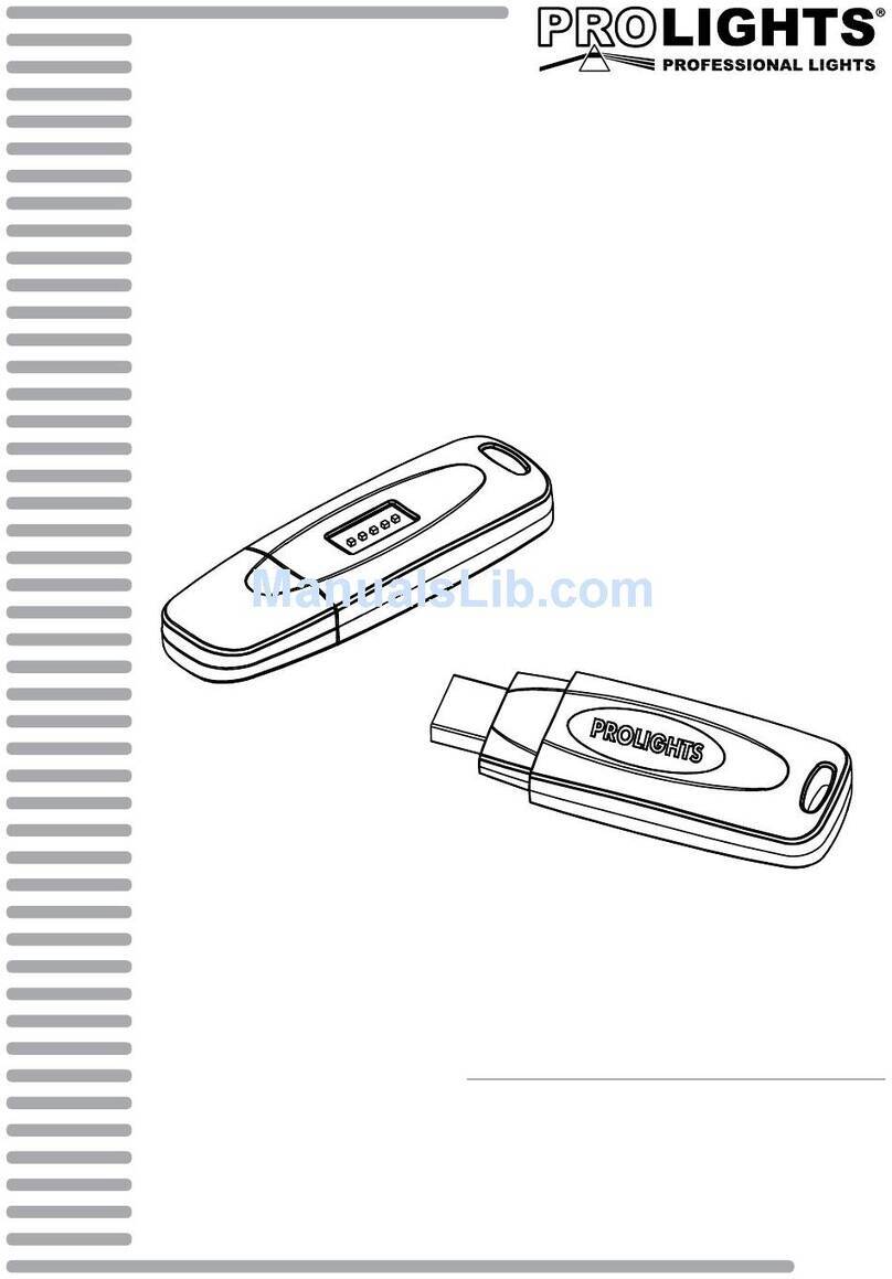 ProLights WIFIUSB User manual
