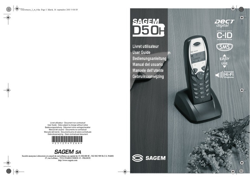 Sagem D50H user guide