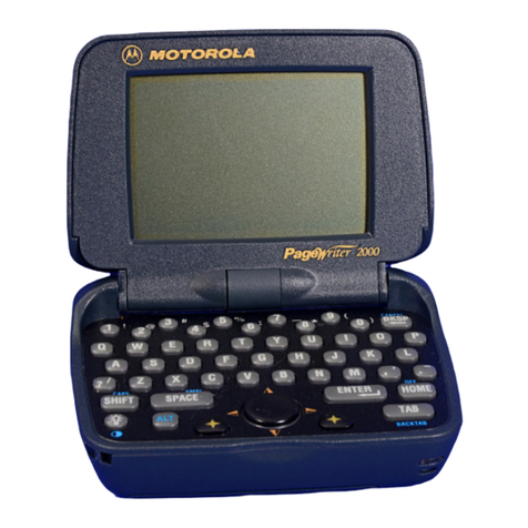 Motorola PageWriter 2000 User manual