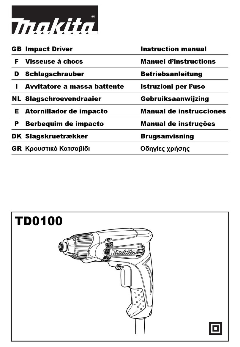 Makita TD0100 User manual