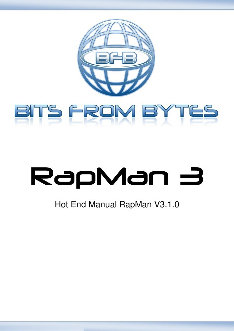 Bfb RapMan 3 instruction manual