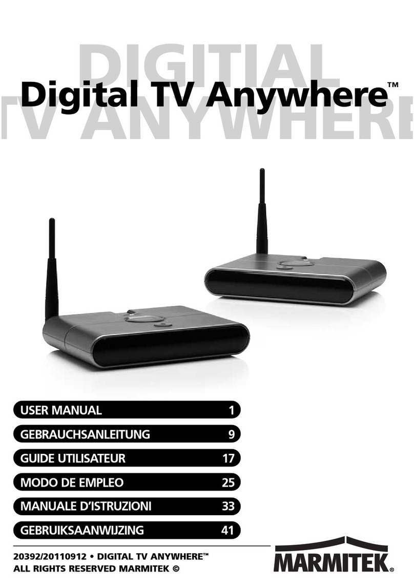 Marmitek TV Anywhere 5.8GHz user manual