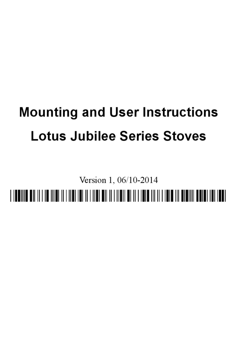 Lotus jubilee Mounting and user instructions