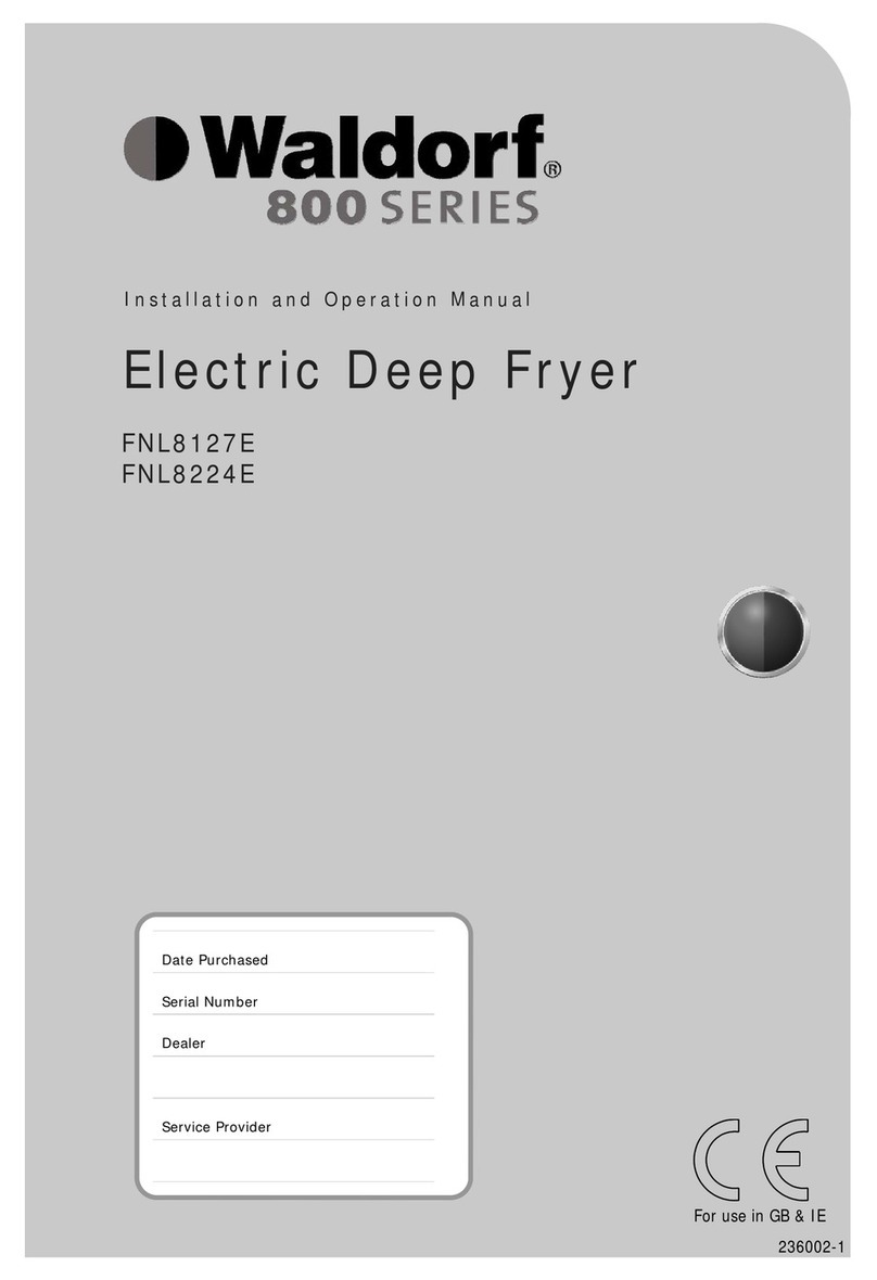 Waldorf FNL8127E Installation and operation manual