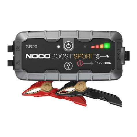 NOCO Genius Boostsport GB20 User manual