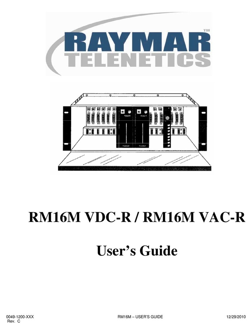 Raymar RM16M VDC-R user guide