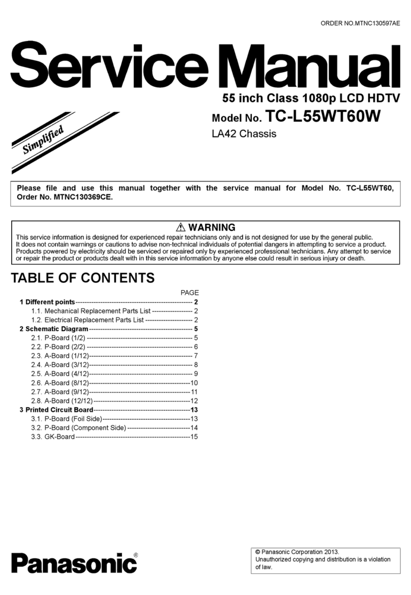Panasonic TC-L55WT60W User manual Panasonic TC-L55WT60W User manual