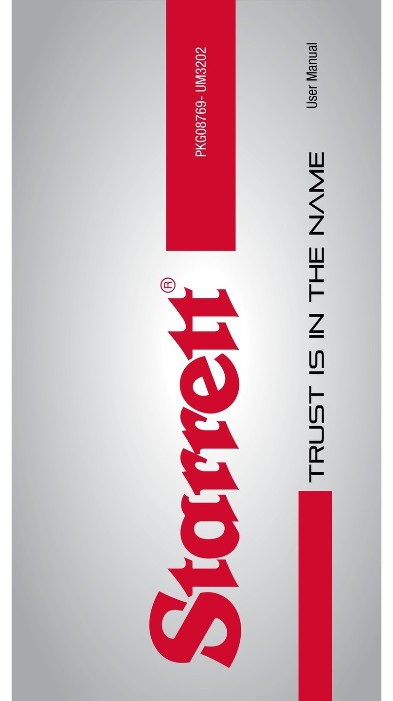 Starrett UM3202 user manual