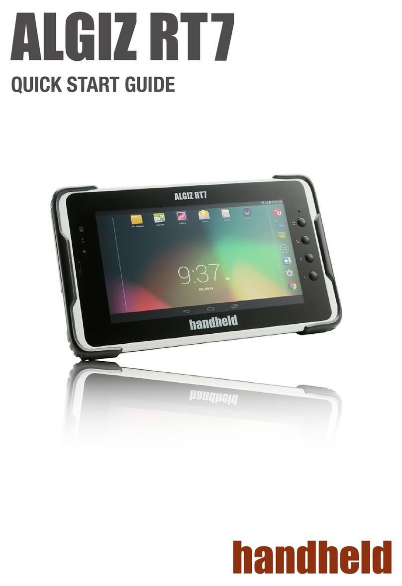 HandHeld ALGIZ RT7 User manual