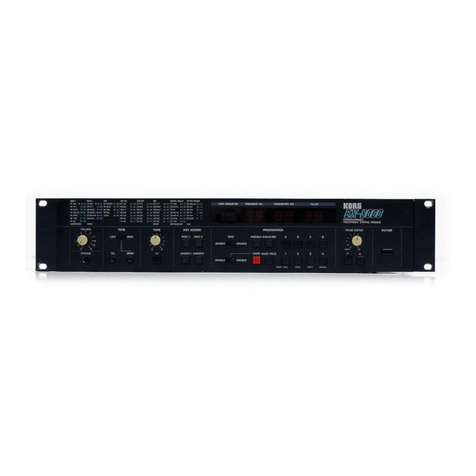 Korg EX-8000 User manual