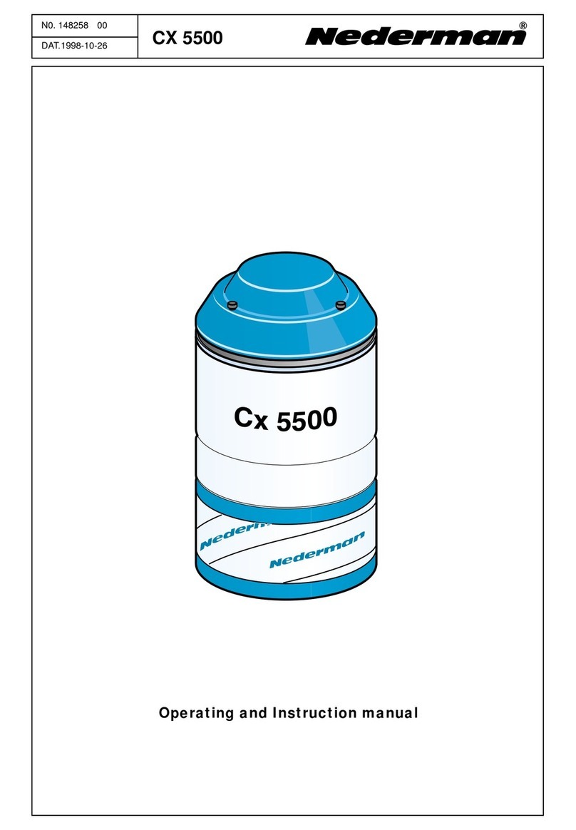 Nederman CX 5500 User manual