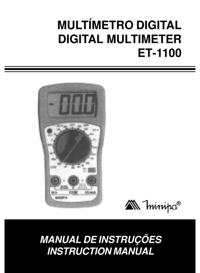 Minipa ET-1100 instruction manual
