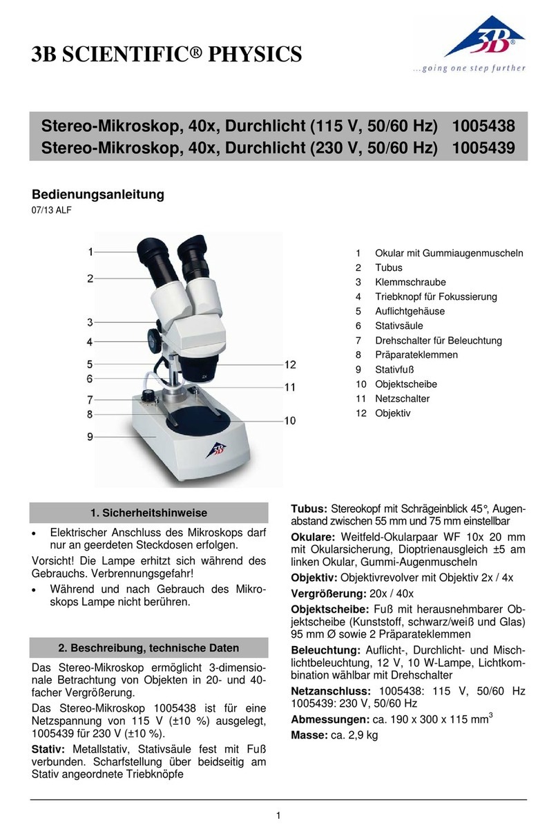 3B SCIENTIFIC PHYSICS 1005438 instruction manual
