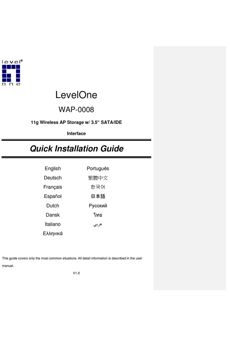 LevelOne WAP-0008 Quick installation guide