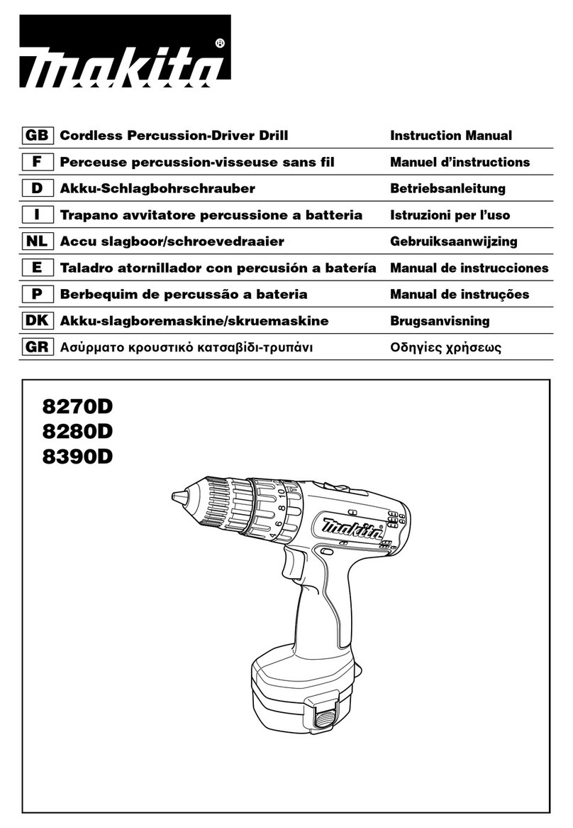 Makita 8270D instruction manual