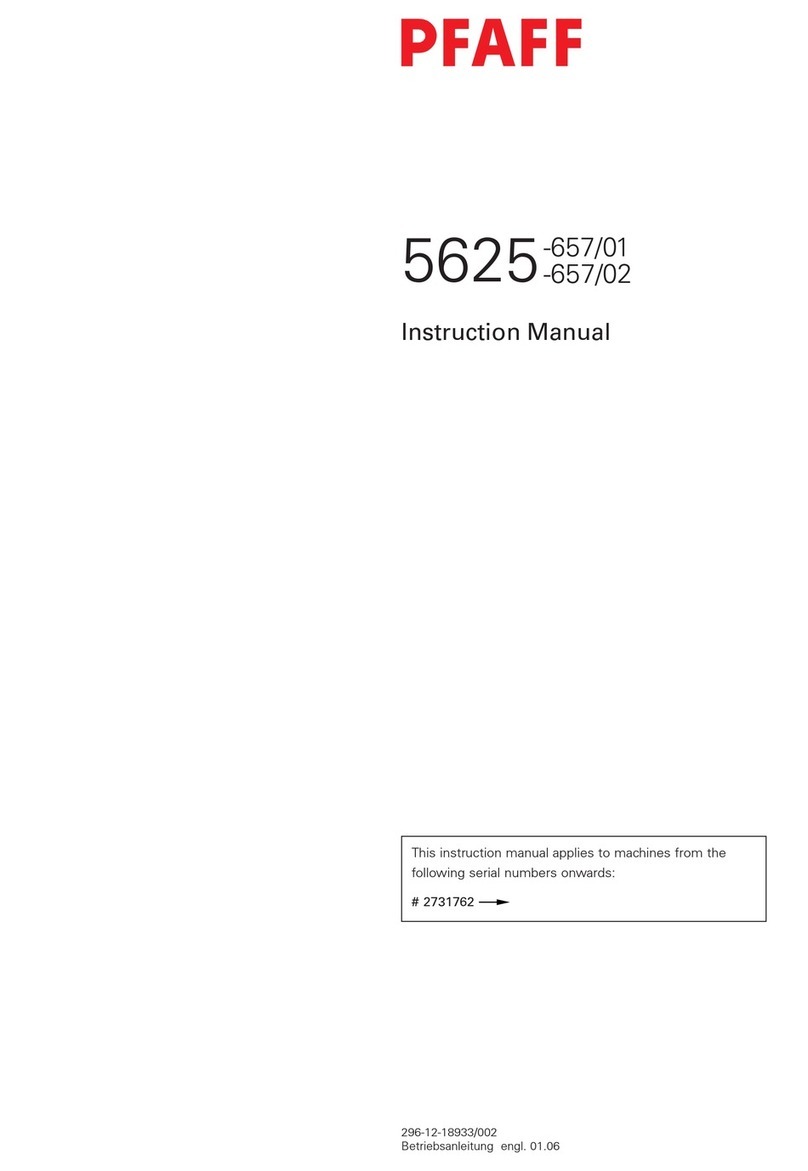 Pfaff 5625-657/01 instruction manual