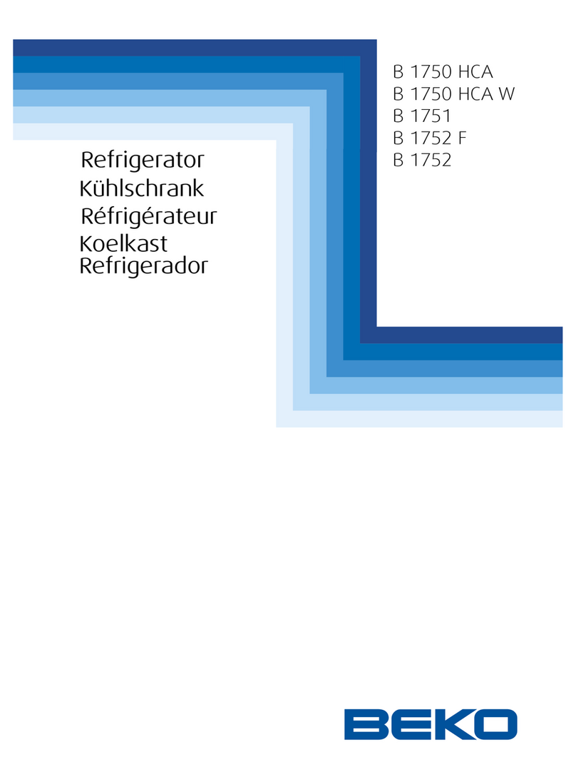 Beko B 1750 HCA User manual