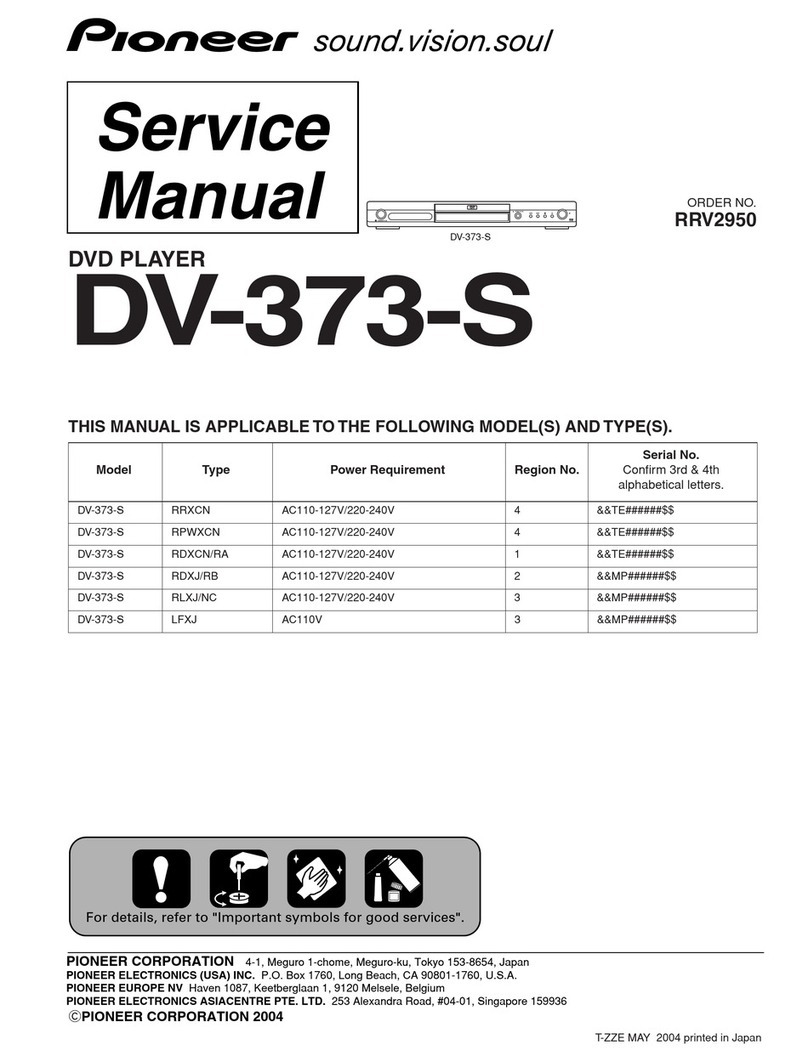 Pioneer DV-373-S User manual