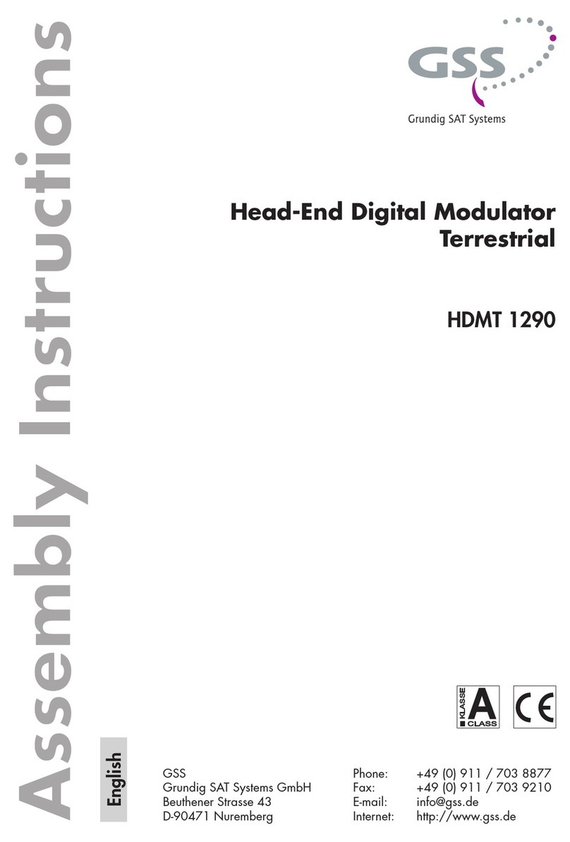 GSS HDMT 1290 User manual