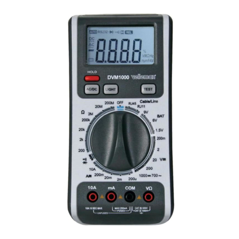 Velleman DVM1000 User manual