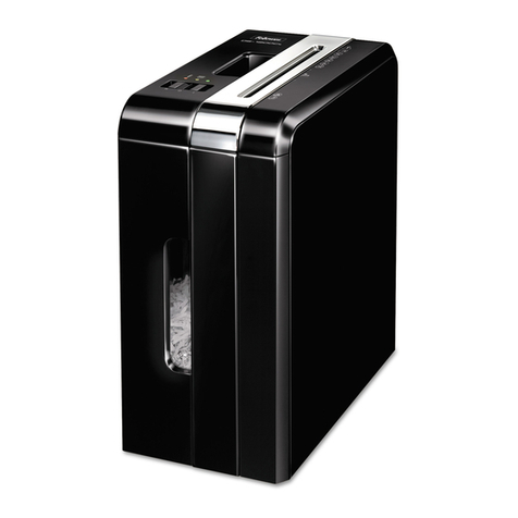 Fellowes POWERSHRED DS-1200Cs User manual