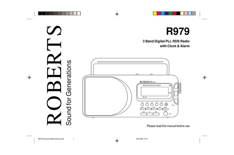 Roberts R979 User manual