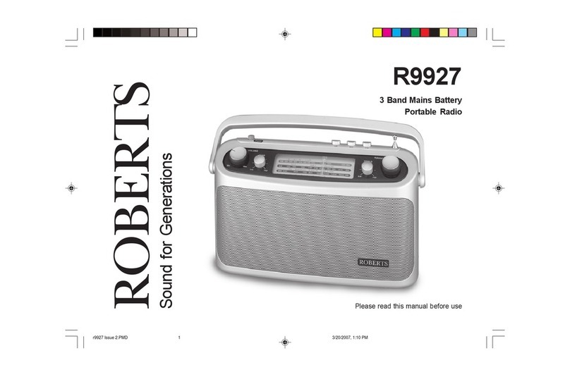 Roberts R9927 User manual Roberts R9927 User manual